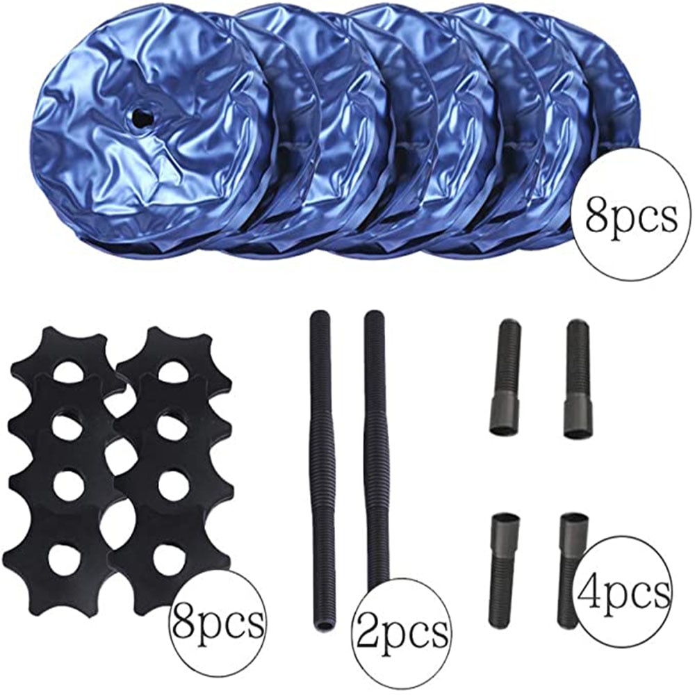 Juego de mancuernas ajustables para deportes de pesas para hombre, Kit de mancuernas portátiles plegables para ejercicio, 23kg