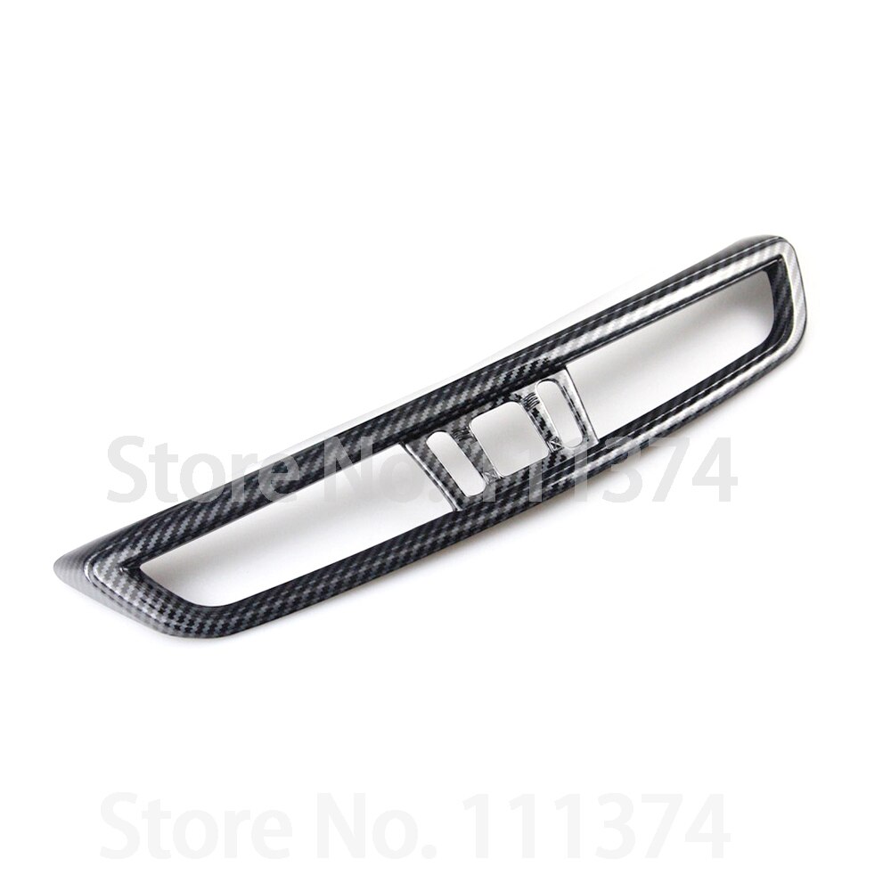 Aspecto de carbono cromado para Nissan Qashqai J11 para salpicadero aire acondicionado cubierta de salida de ventilación embellecedores Accesorios: CF center