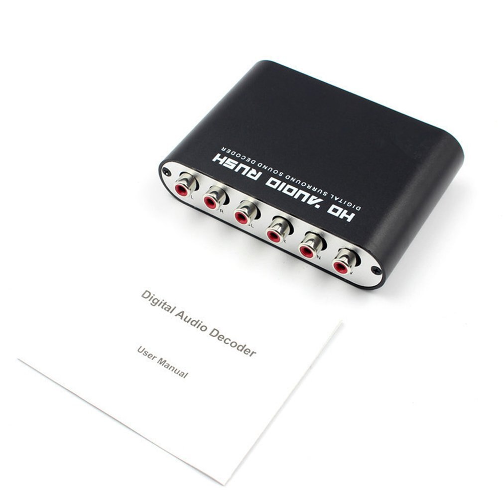 5.1 Channel Dts Dolby/Ac-3 Audio Decoder Digital Optical/Coaxial To Analog Rca Lotus Head Usb Power Supply Line