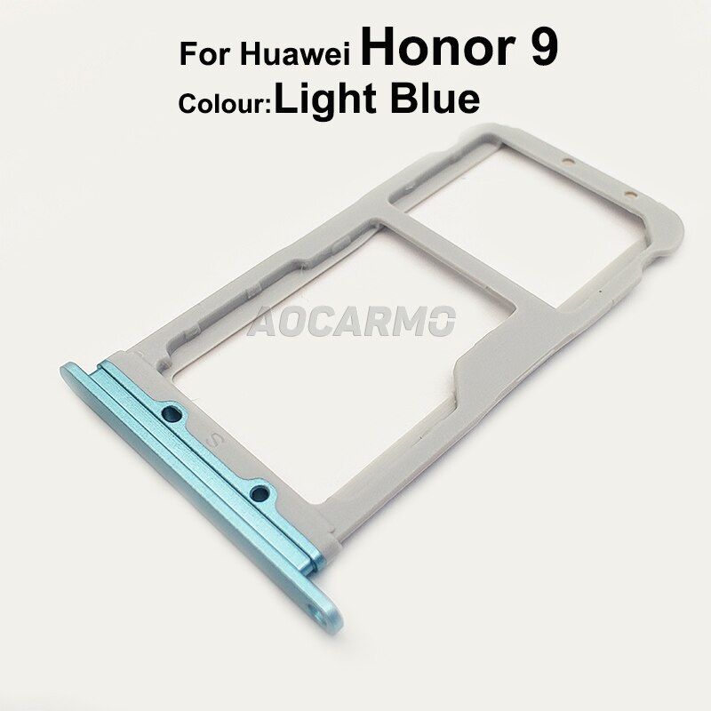 Aocarmo Für Huawei Ehre 9 STF-AL00 SD MicroSD Halter Nano Sim Karten-behälter Slot