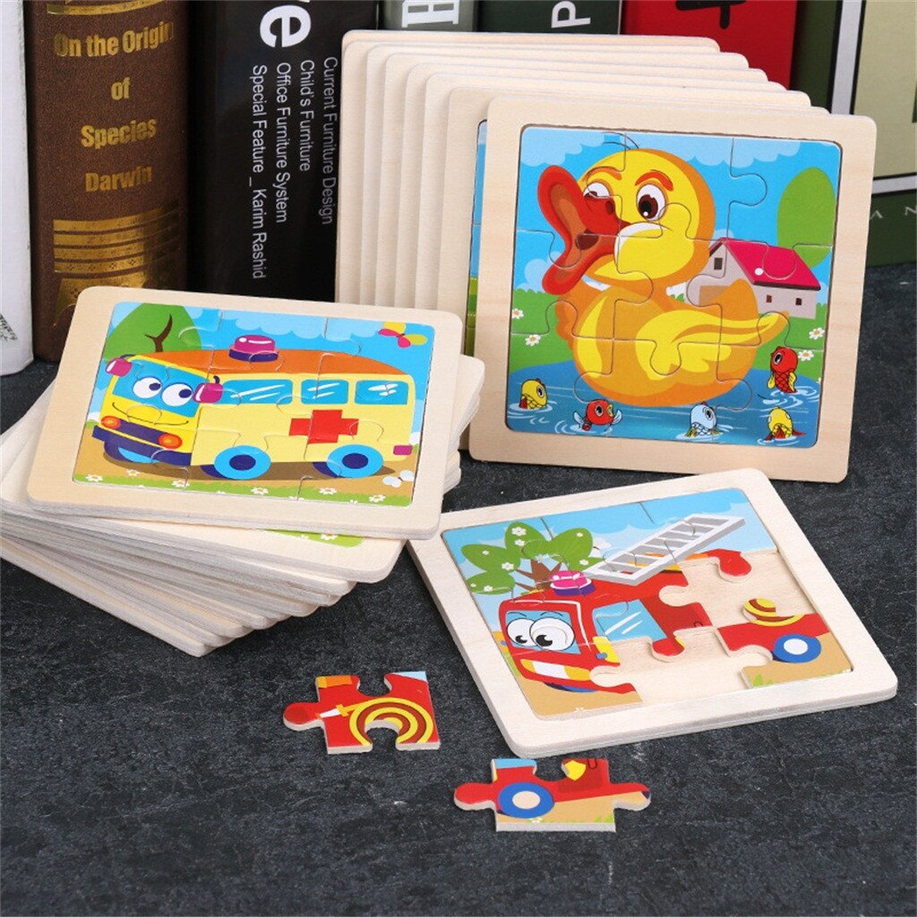 Wooden Toys Educational Toys Puzzle Toys For Children Toy Development Puzzle Magnetic Jigsaw Boys Girls