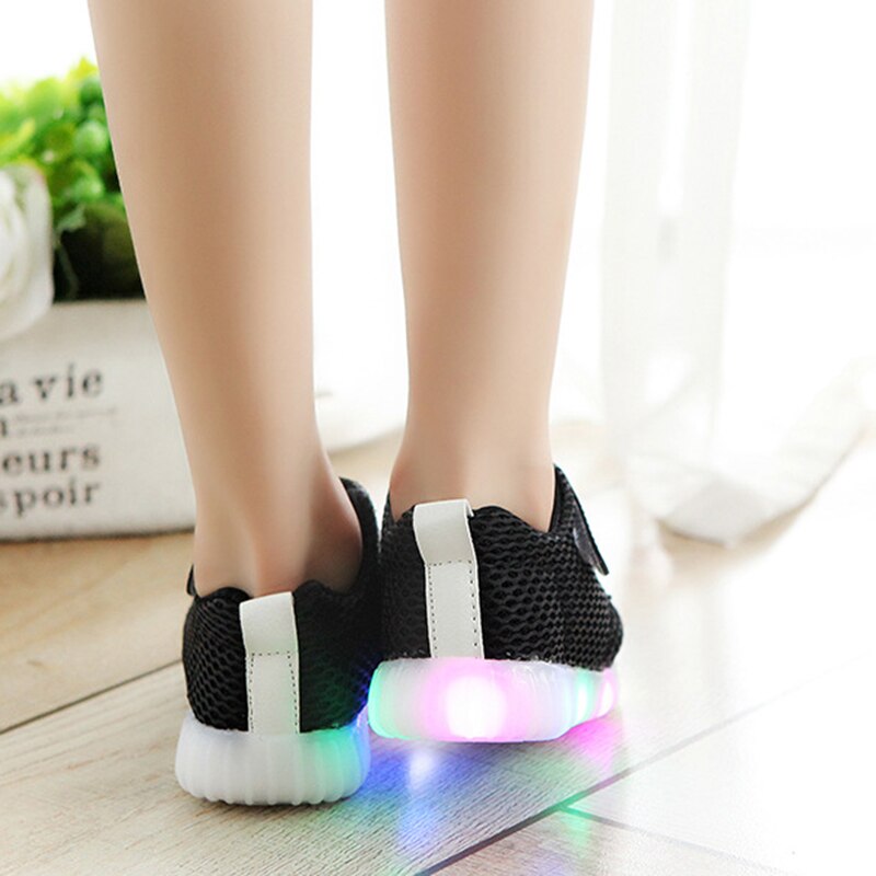 Loozykit Mode Led Kid Sport Schoenen Jongens Meisjes Light Up Sneakers Peuter Baby Lichtgevende Casual Trainers Leuke