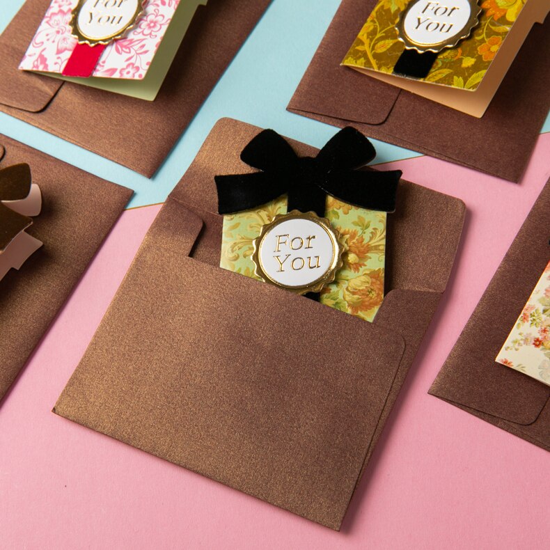 6 stücke vintage blume mini karten geburtstag gruß nachricht für sie karten