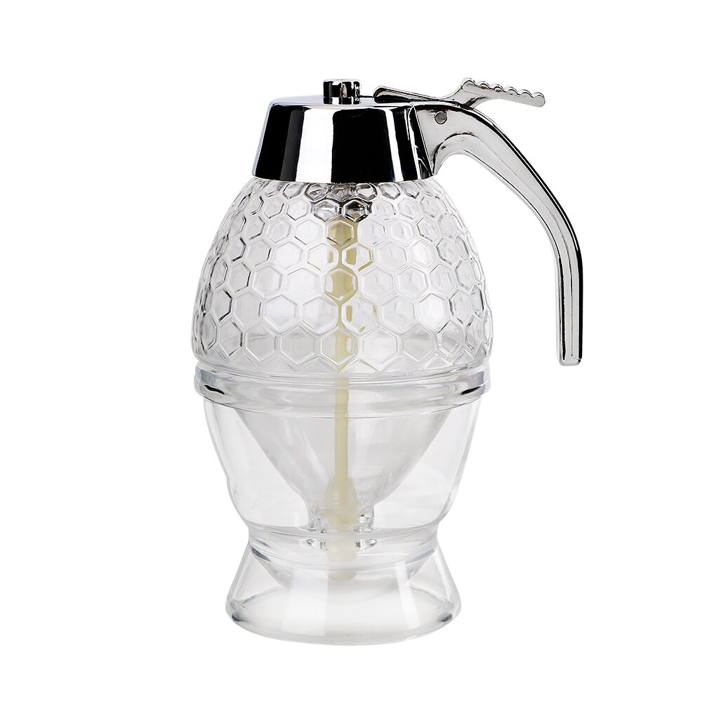 Kunststoff Saft Sirup Tasse quetschen Flasche Biene Tropf Spender Wasserkocher Lagerung Topf Stehen Halfter Honig Container Küche Zubehör