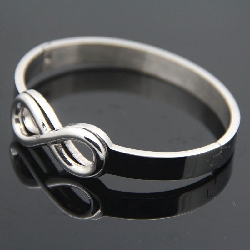 Beste Frauen Punk Armbinde Für Frauen Und Männer Unendlichkeit Symbol Farbe Gold Manschette Armreif Pulseras Party