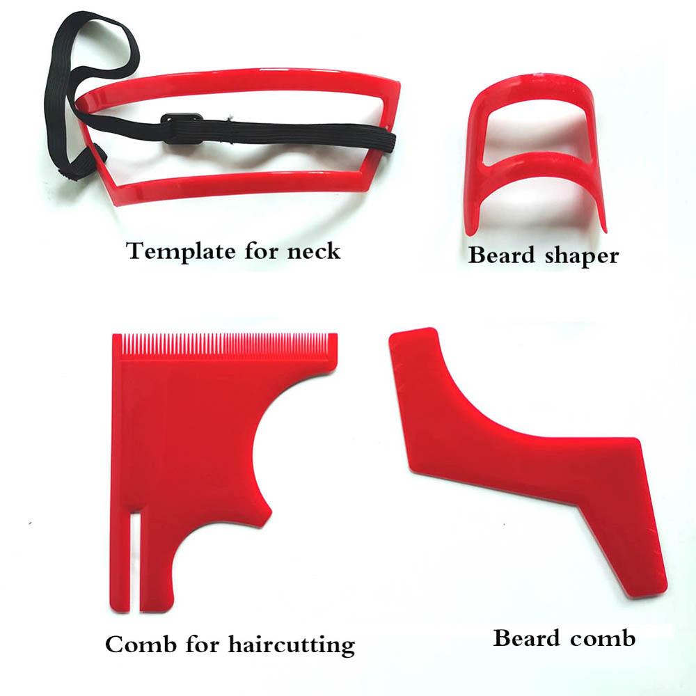 Beard Shaper Liner Template Tools Perfect Beard Comb Men's Beards Shaping Templates and Guide Beard Styling Beard Shaping Tool