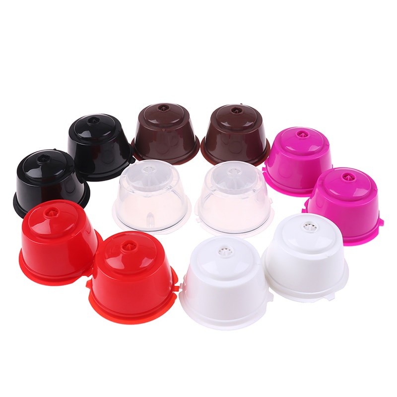 2 unidades de taza de filtro de cápsula de café reutilizable para Nescafe Dolce Gusto filtro cestas Pod suave cápsula rellenable cuchara cepillo