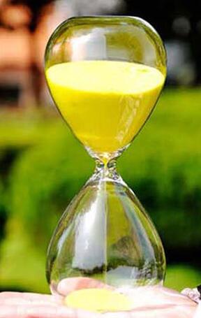 Creatieve Zand Klok Zandloper Timer Klok Zandloper Thee Timers Craft Als Delicate Home Decoraties 5/10/30/60Min: Yellow / 60min