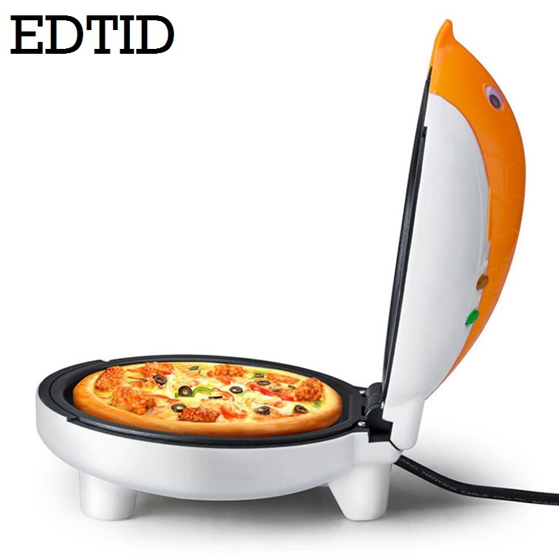 EDTID Cartoon Waffle Maker Muffin Pancake Automatic Mini Baked Pizza Cooker Cake Machine Multifunction baking breakfast pan EU