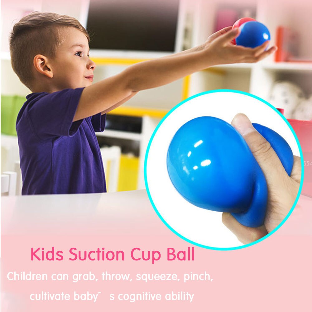 freundlicher Saugnapf Ball drinnen draussen Sport Ausbildung Spielzeug Ball freundlicher freundlicher Saugnapf eltern-Art-Interaktion Klebrige Kugel