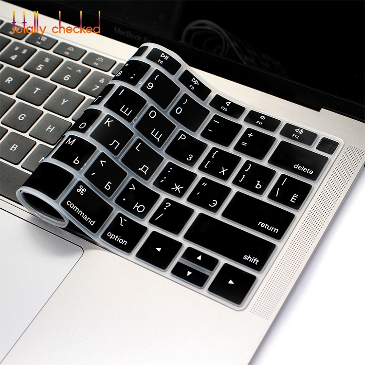 Russische Keyboard Cover Laptop Protector Voor Macbook Air 13 Inch Release A1932 Met Retina Display & Touch Id