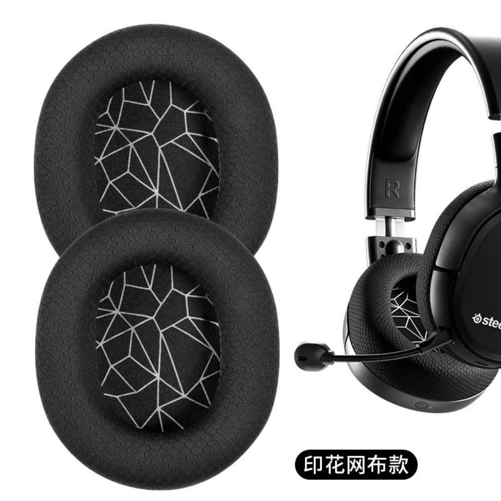 Ivinxy 1 Paar für SteelSeries Arctis 1 3 5 7 9 Spielen Headset Schaumstoff-Ohrpolster Ohrpolster Schwammkissen Ersatz elastische Ohrenschützer