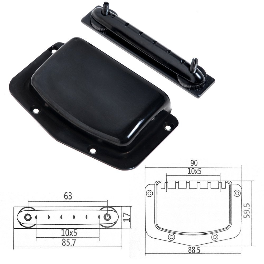 Fixed Ajustable Bridge Tailpiece For Vintage Teisc... – Grandado