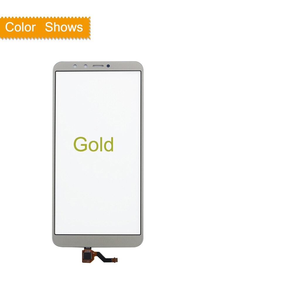 Touchscreen For Huawei Y9 Enjoy 8 Plus Touch Screen FLA-AL00 Touch Panel Sensor Digitizer Front Glass Outer Lens 5.93": gold no gift