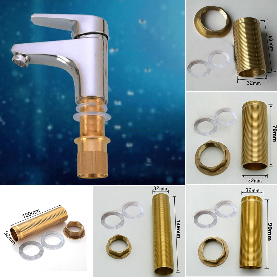 Kit de réparation de robinet mitigeur de lavabo de cuisine, écrou de Tube en laiton fileté, pièces d'installation, écrou d'environ 32mm