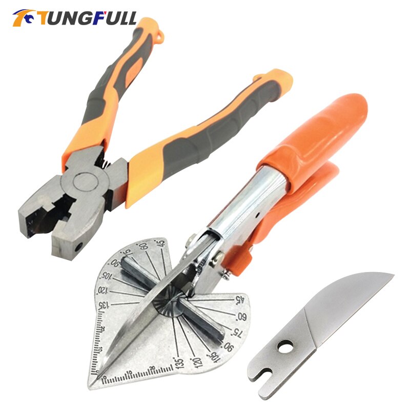Pipe Cutter PE Plastic Pipe Hose Scissor Multi Angle Mitre Siding Wire Duct Cutter Plumbing Tool For Housework Decoration