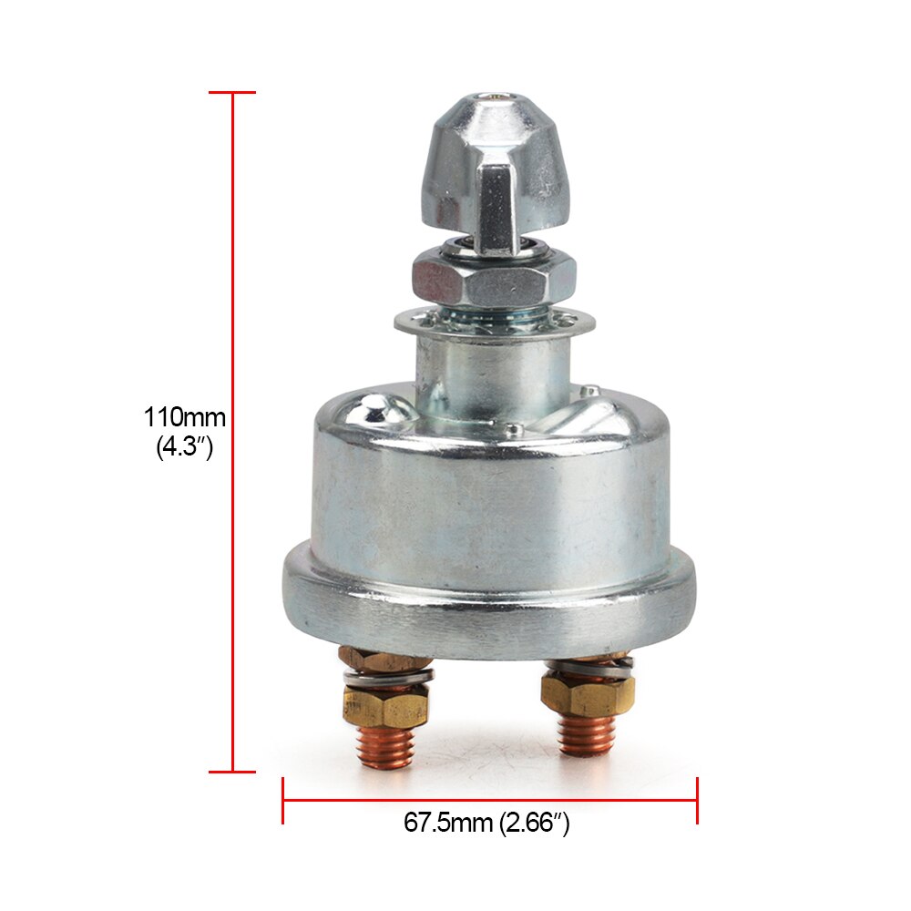 12V-48V Master Battery Disconnect Switch 2 Post Power Cut Off ON OFF