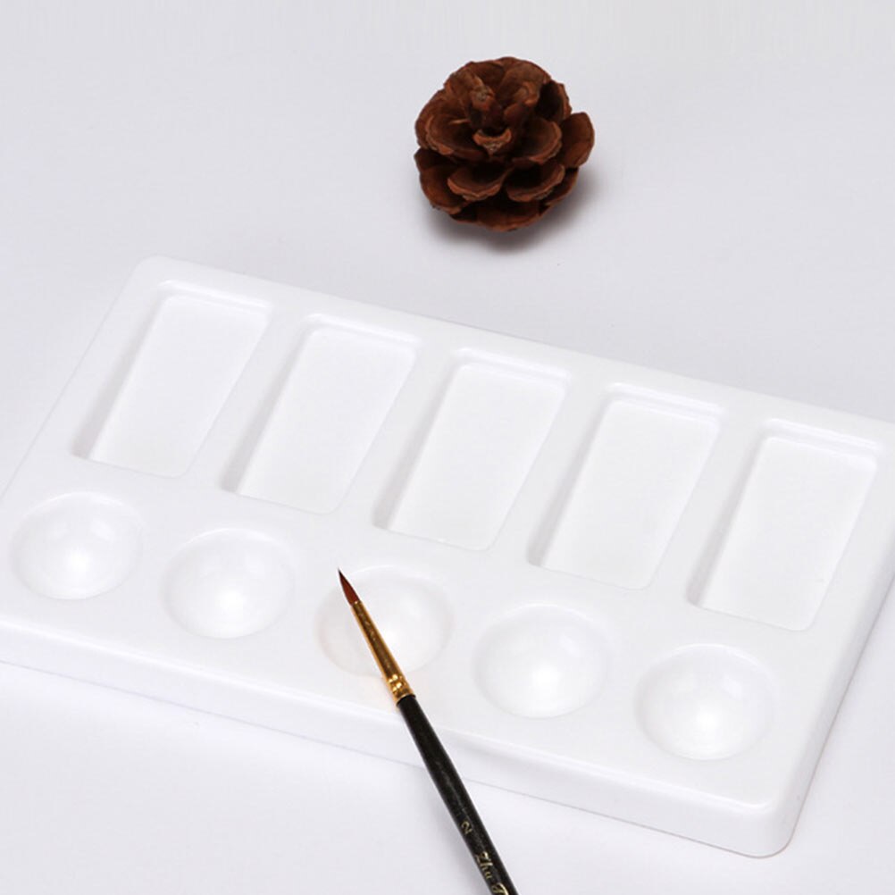 3 Pcs Practical Color Mixing Trays Watercolor Pigment Trays Plastic Pallets
