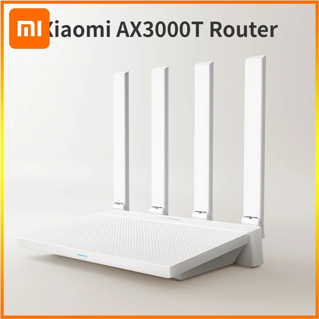 Xiaomi AX3000T Mesh Router 3000Mbs 256MB WiFi6 Dual WAN 2.4/5GHz Signal Network Qualcomm CPU Repeater Amplifier with Mi Home