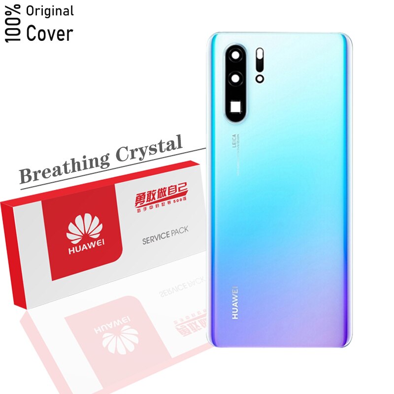 Capa de bateria original para huawei p30 pro vidro volta habitação peças reparo substituição aplicar para huawei p30pro capa traseira