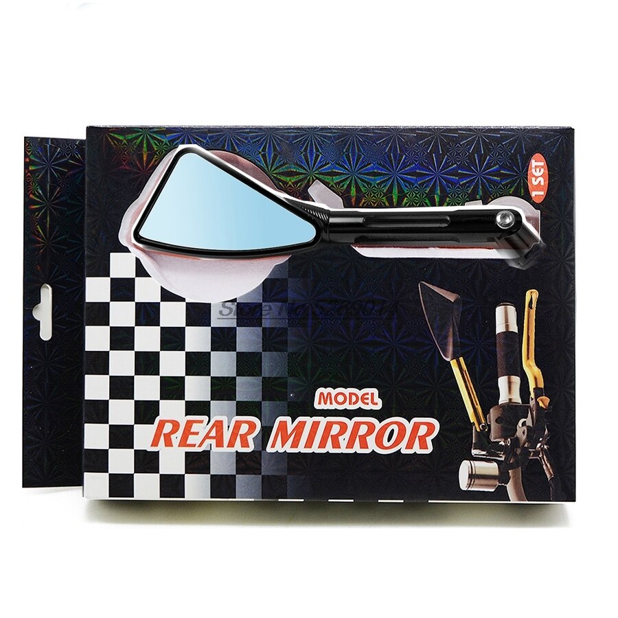 CNC Bearbeitung Prozess Aluminium Motorrad Spiegel Seite spiegel für Motorrad Rückspiegel Spiegel Cafe Racer Xvs 650 Royal