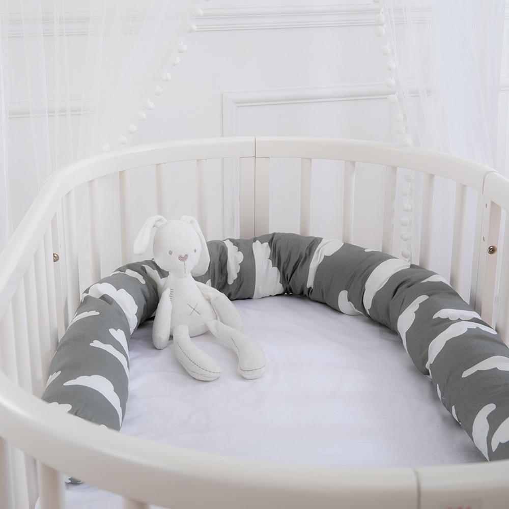 Long Baby Bed Bumper Infant Protector Pillow Crib Bumpers Baby Bedding Set Bebes Cot Fence Cushion Baby Decoration Room 200cm