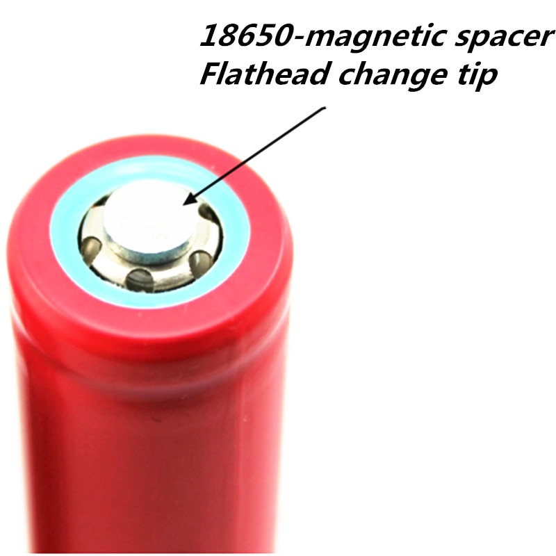 18650 Pakking Platte Tip Sterk Wordt Magneet Stukken Kleine Magneet Zaklamp Batterij Spacer