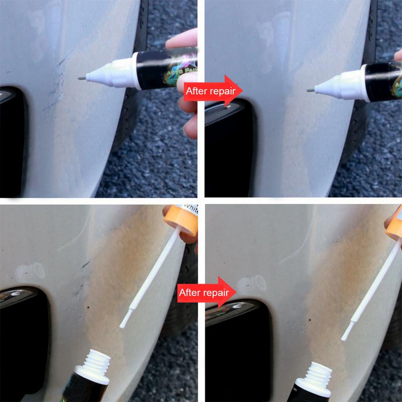 Billak reparation pen ridse reparation pen lak reparation rød sort hvid sølvgrå maling touch pen