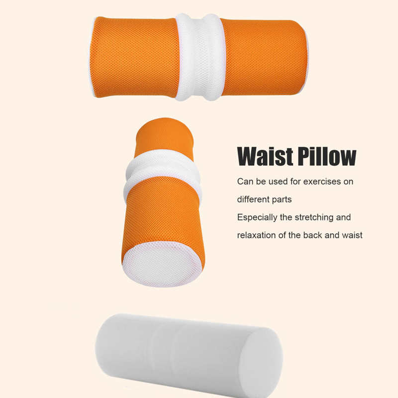 Yoga Lumbar Pillow Posture Correction Lower Back Pain Relief Waist Stretch Pillow Back Posture Corrector Cushion Health Care