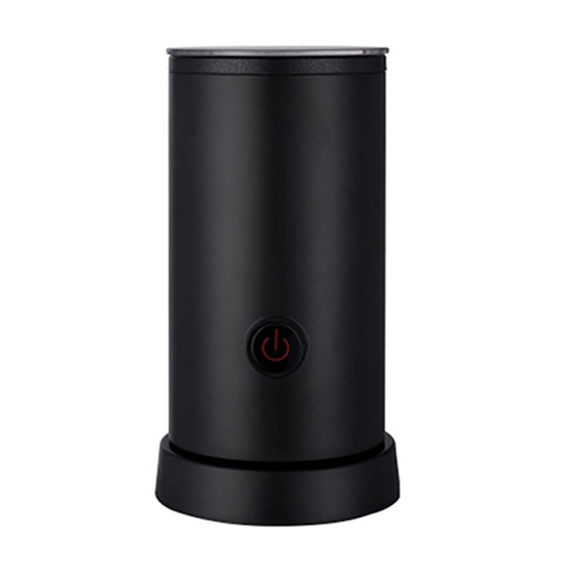 Electric Milk Frother Machine Warmer 550W Auto 240Ml Stainless Steel: Black