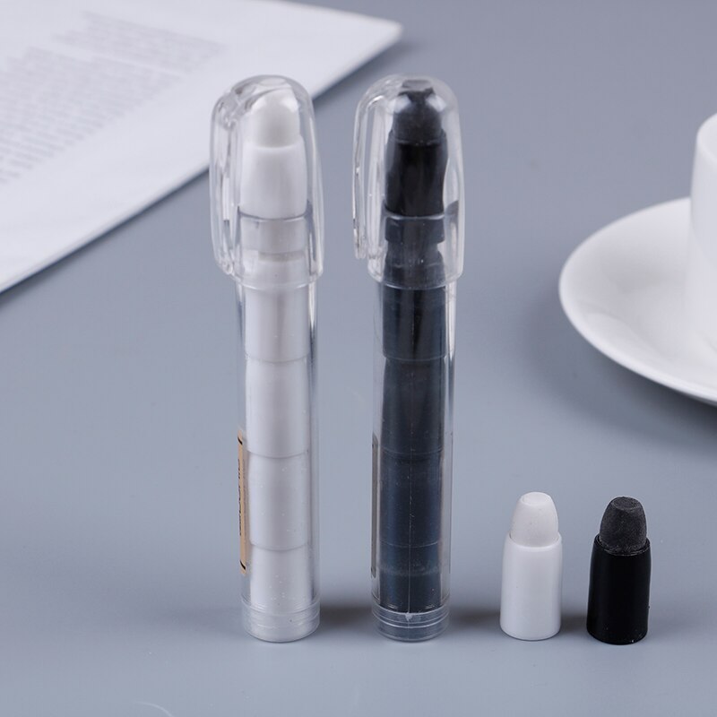 Simple Black White Pencil Shape Erasers Creativity Eraser Pencil School Supplies Painting Office Supplies Study Stationery