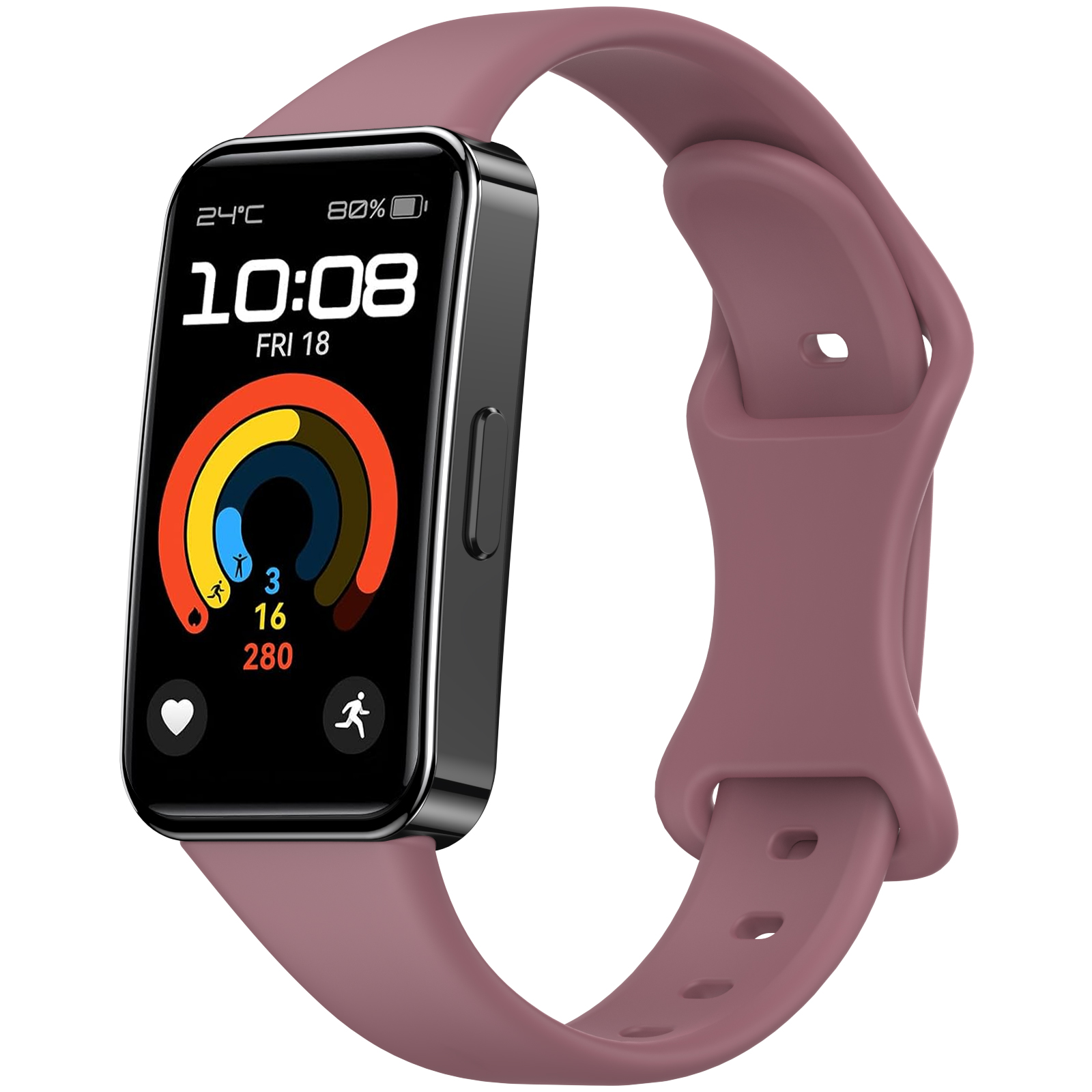 Blød Silikone Rem til Huawei Band 9 8 - Sport Åndbar Urrem Udskiftning Armbånd: Grøn blå / 12mm