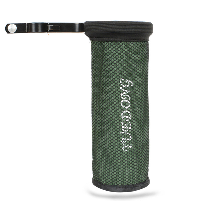 Draagbare Verstelbare Drumsticks Zak Drum Stok Houder Met Klem Accessoires Pouch Waterdichte Drumsticks Opbergtas W/Riem: Dark green