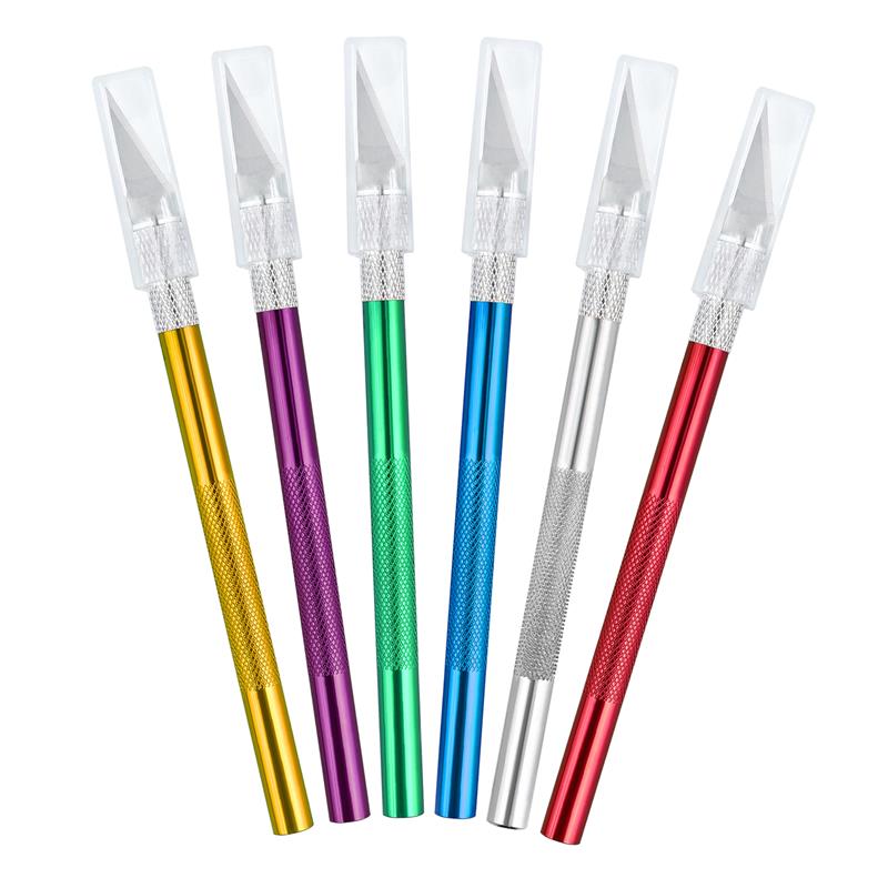 Engraving Cutter Metal Handle Craft Carving Sculpture Non-Slip Knife Safety Cutter Paper Knife Accessories