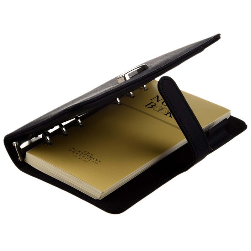 Pocket Organiser Planner Leather Filofax Diary Notebook Blue