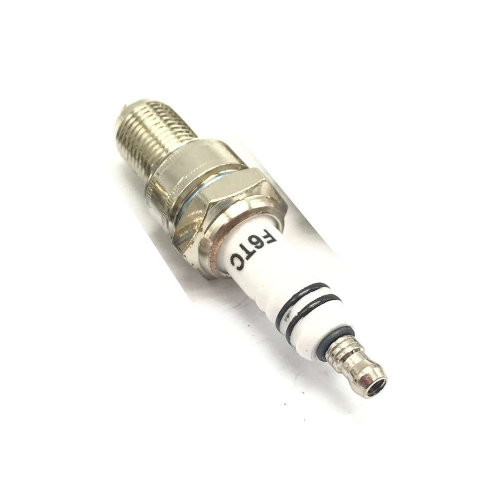 One Spark Plug F6TC Fits Motorcycle UTV Scooter Dirt Bike Go kart ATV