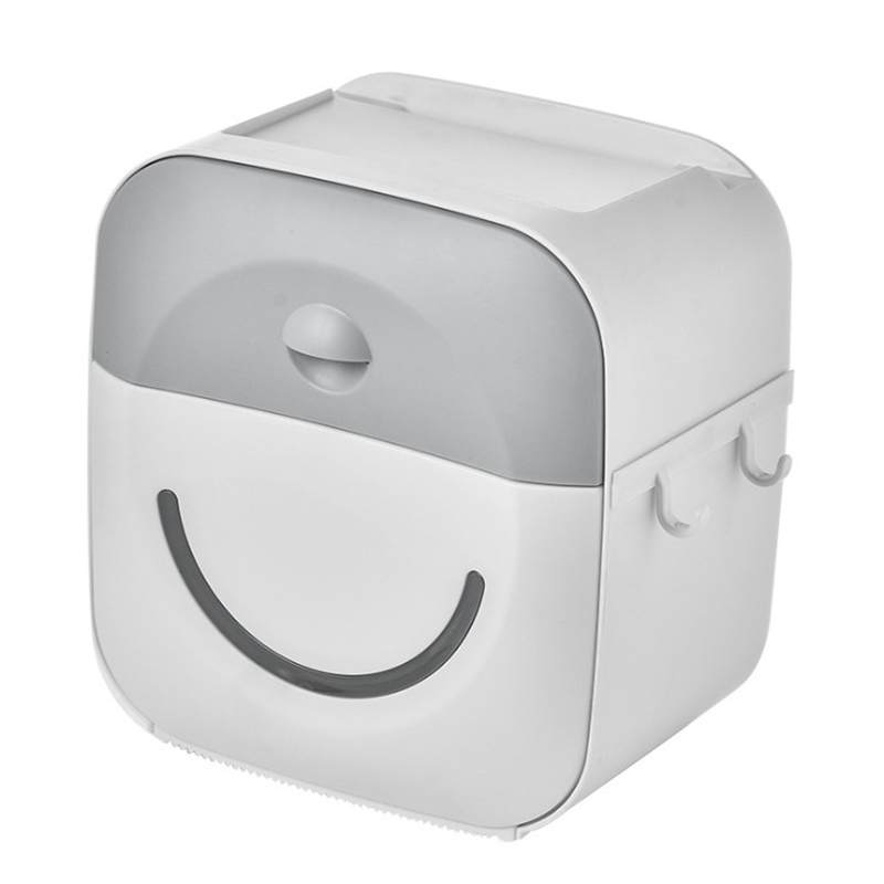 Toilet paper holder, waterproof paper towel holder, wall-mounted toilet paper box, bathroom multifunctional toilet paper storage