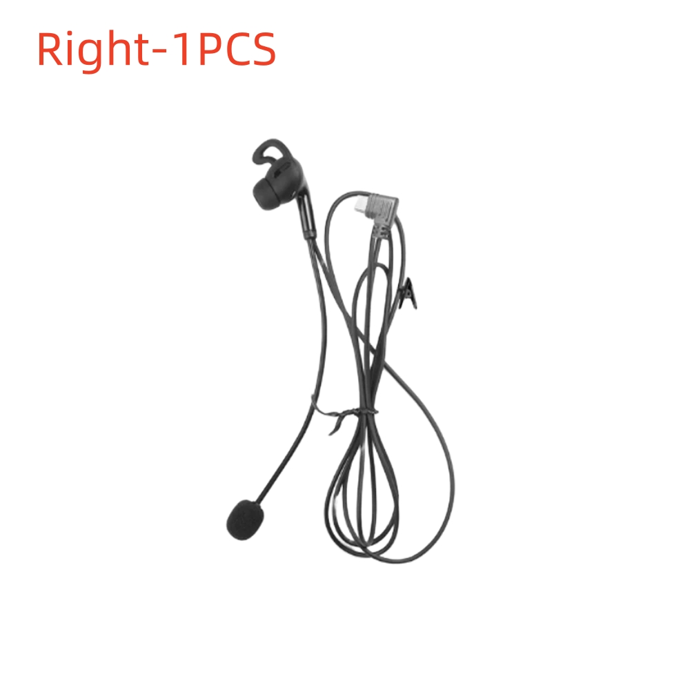EJEAS V4C PLUS Referee Intercom Headset Type-c In Earphone for FBIM V4C Referee Handsfree Referee Headphone Left / Right In Ear: RED