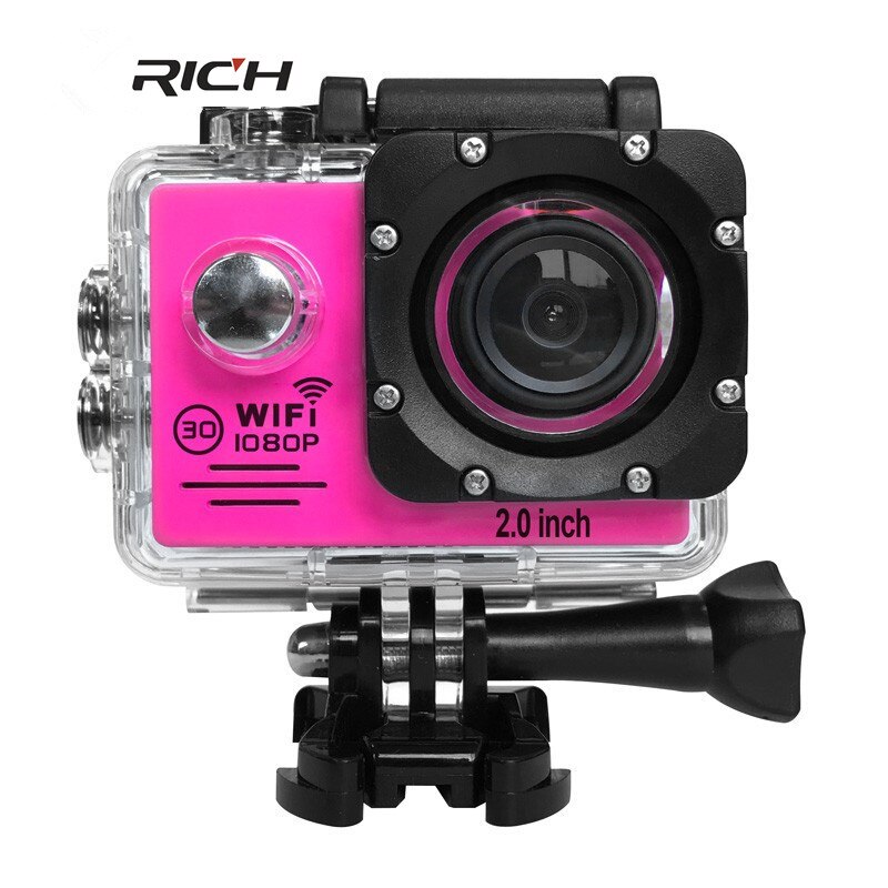 RICH SJ7000Sports Cameras 1080P Action Camera 12MP WiFi Sports Cameras 30M Waterproof 2.0LCD Full HD DVR 170
