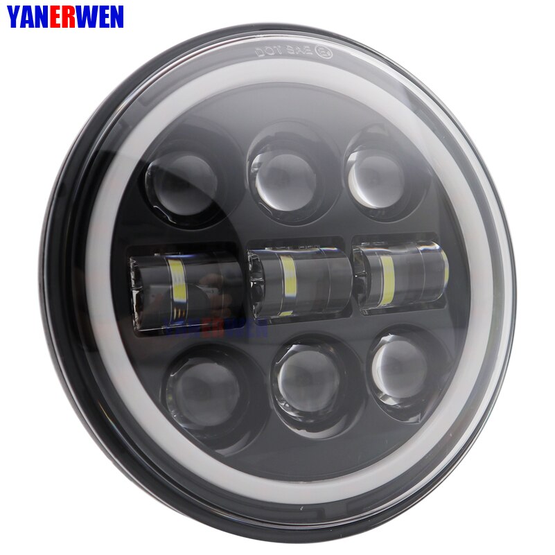 5 3/4" LED Headlights DRL 5.75 inch Iron 883 Dyna Headlamp for Triumph Rocket iii 3 Speed Tripl & Street Triple Driving Light