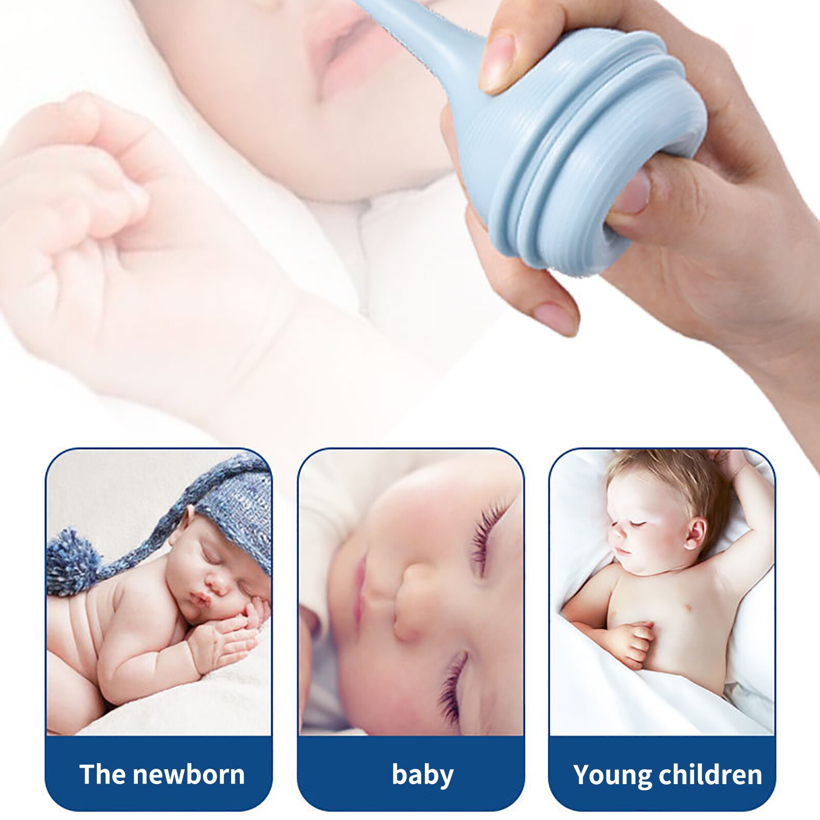 Aspirateur Nasal en Silicone pour -né, -né, sécurité pour bébé, outil de Diagnostic