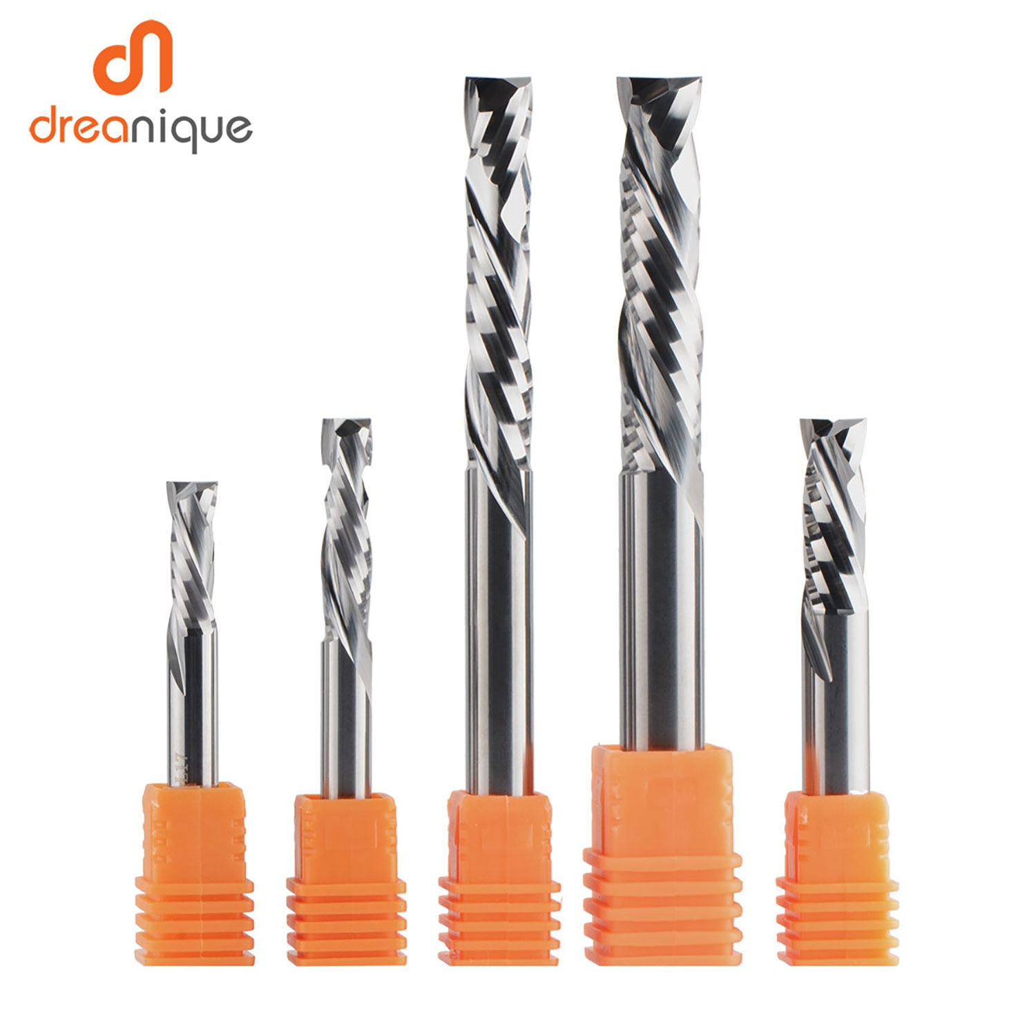Fresa de compresión para carpintería, corte hacia arriba y hacia abajo, dos flautas, herramienta de fresado de carburo en espiral, enrutador, brocas de corte de fresa de madera