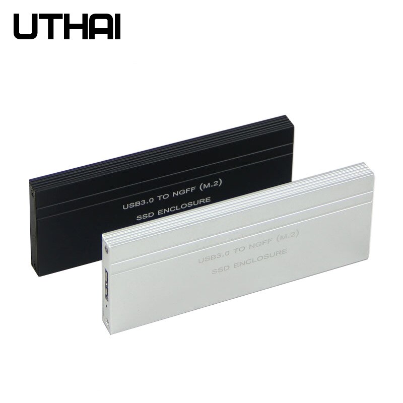 UTHAI G03 NGFF per USB3.0 scatola Mobile Del disco Rigido M.2 SSD Card Adapter Box Esterno Della Cassa per m2 SSD USB 3.0 Caso HDD