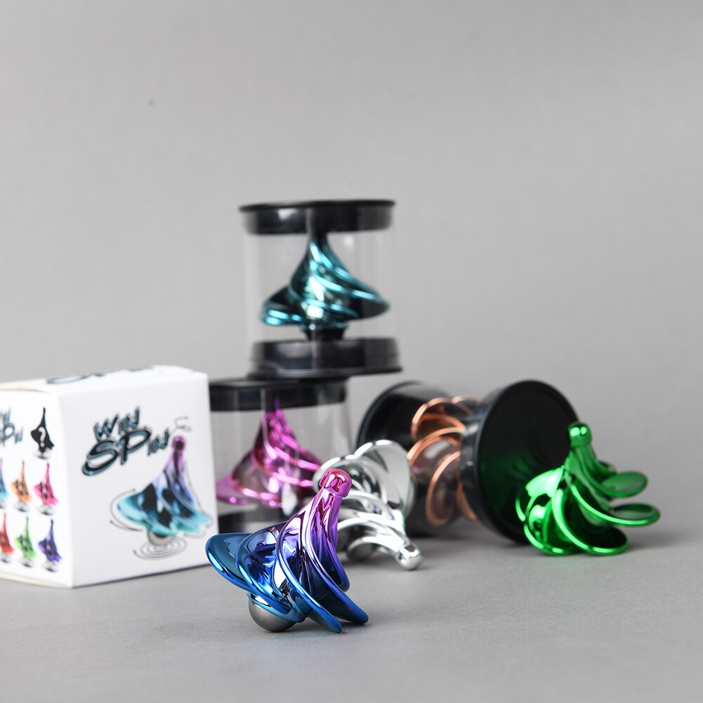 Dekompression Zappeln Spielzeug Wind Blasen Kreisel Kreisel betonen Linderung Fingerspitze freundlicher Tragbare Interaktive Präsentiert