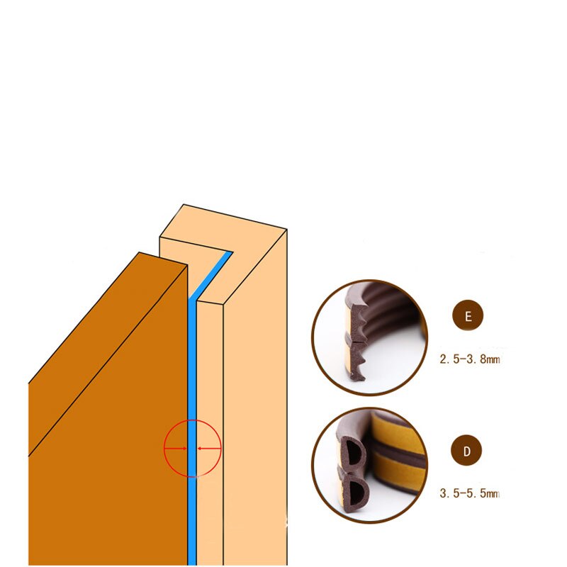 5/10Meter selbst Klebstoff D P E Typ Türen Und Fenster Schaum Dichtung Streifen Schallschutz Kollision Vermeidung Gummi dichtung Kollision