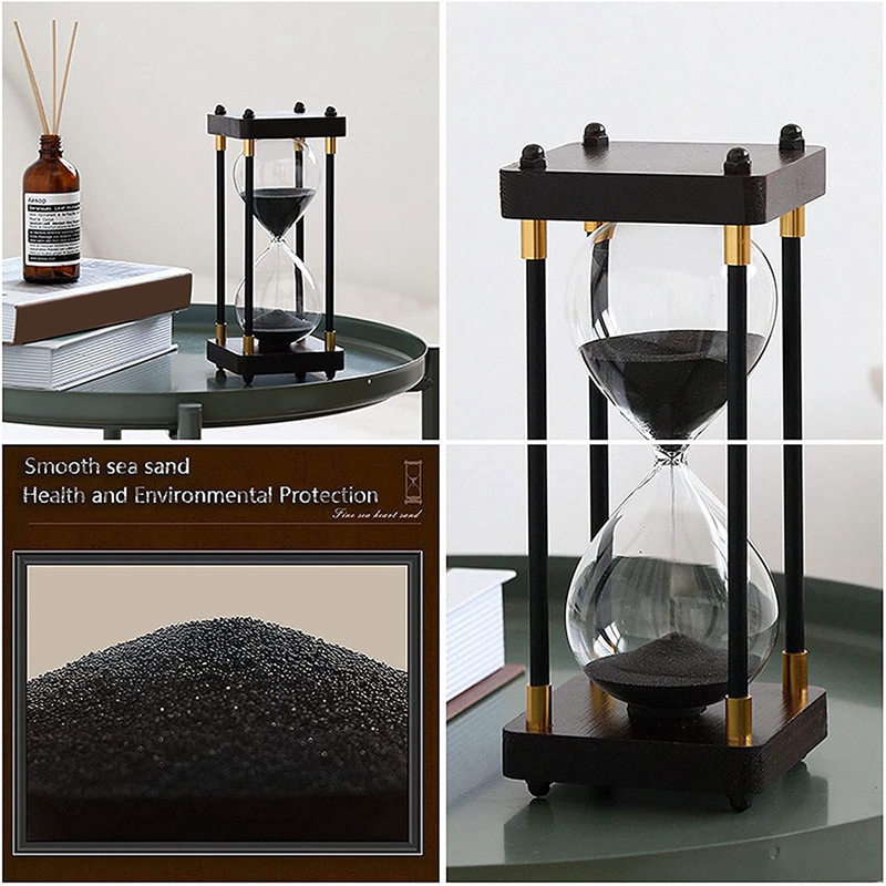 Zandloper Timer 30 Minuut Decoratieve Houten Zandloper Zandloper Timer Klok Woondecoratie