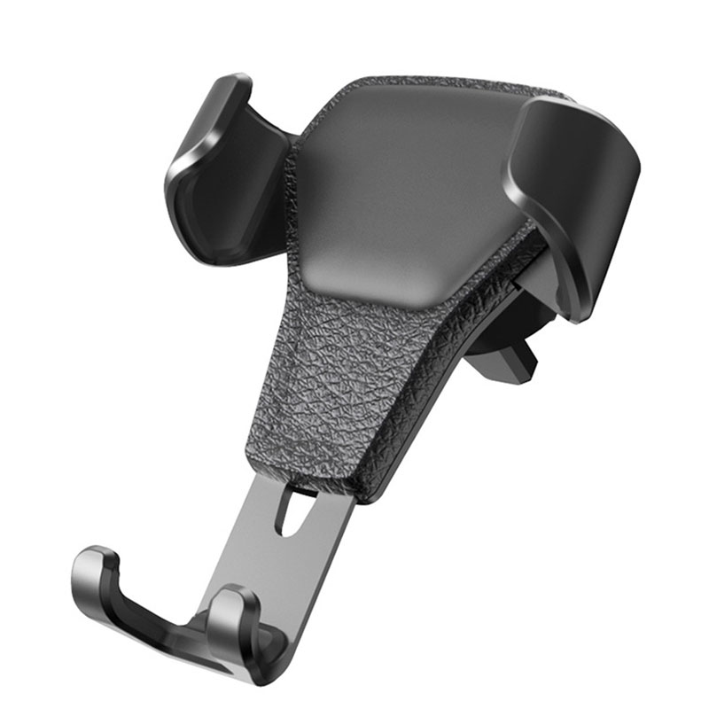 Soporte magnético para teléfono móvil, accesorio de gravedad para teléfono en coche, con Clip de ventilación, para iPhone y GPS: Black