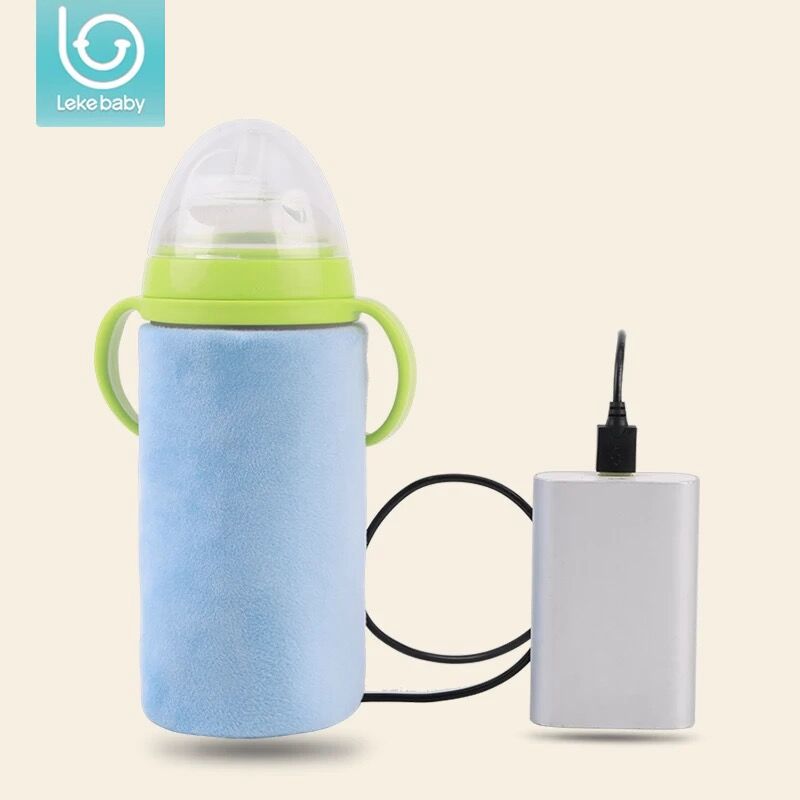 Lekebaby bbaby flaske termotaske termotaske til babyflasker usb bærbar isolering termostat varmere babyflaskevarmer: 1