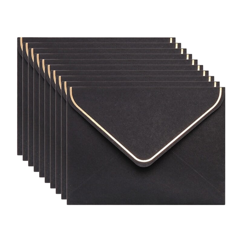 Stamping Blessing Simple Greeting Card Matching Envelope Message Card Birthday Greeting Set of 10 Ets: BK