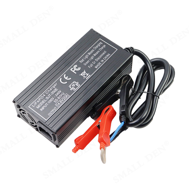 12v batterilader 14.6v 5a 10a 20a lifepo 4 lader 12v 24v hurtigladende litiumbatterilader til bil 12.8v høystrømsadapter